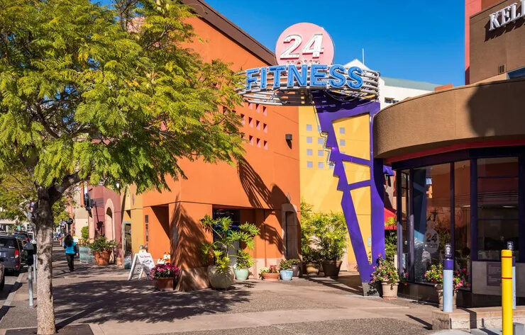 24 Hour Fitness storefront in Hillcrest