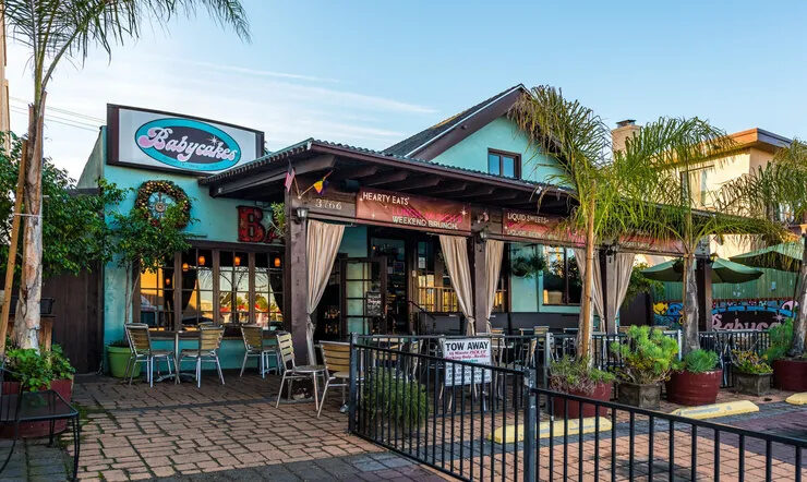 Babycakes restaurant patio in Hillcrest